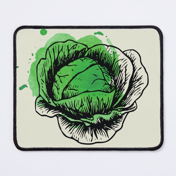 Item preview, Vintage Lettuce Illustration, Green Watercolor designed and sold by Vintustration.