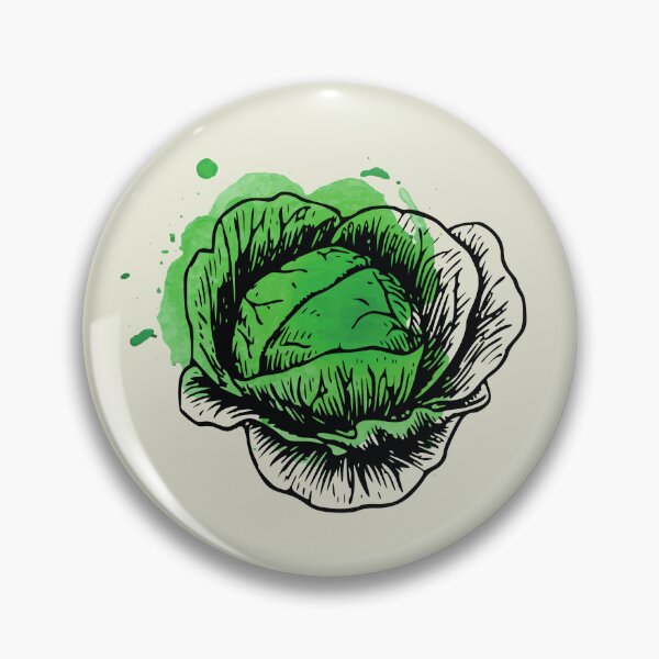 Item preview, Vintage Lettuce Illustration, Green Watercolor designed and sold by Vintustration.