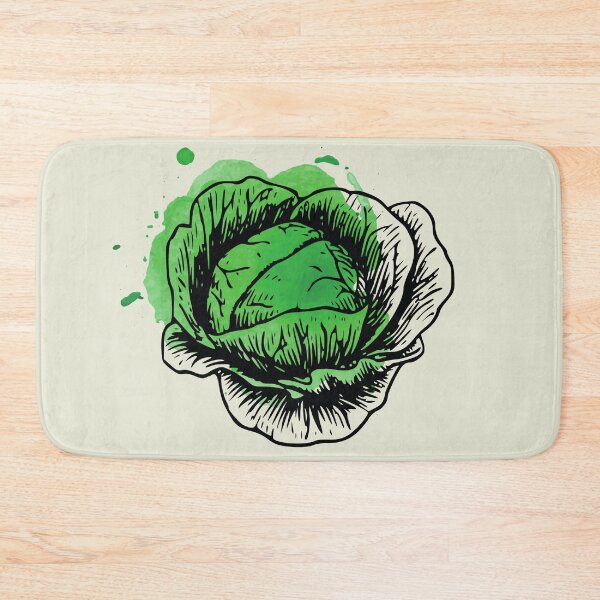 Item preview, Vintage Lettuce Illustration, Green Watercolor designed and sold by Vintustration.