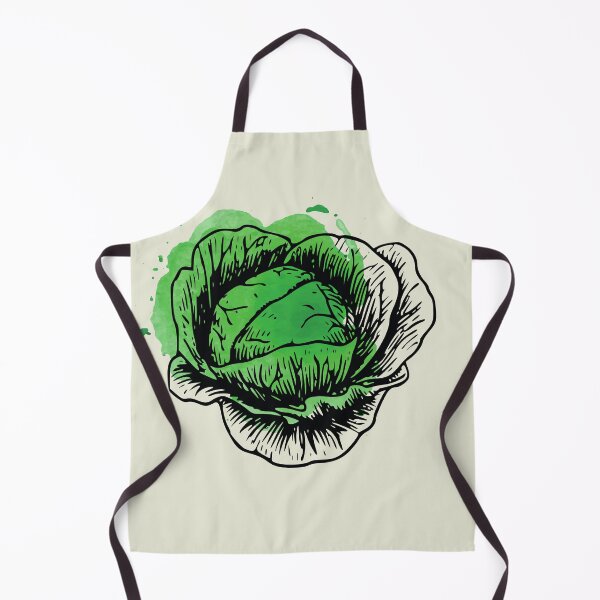 Item preview, Vintage Lettuce Illustration, Green Watercolor designed and sold by Vintustration.