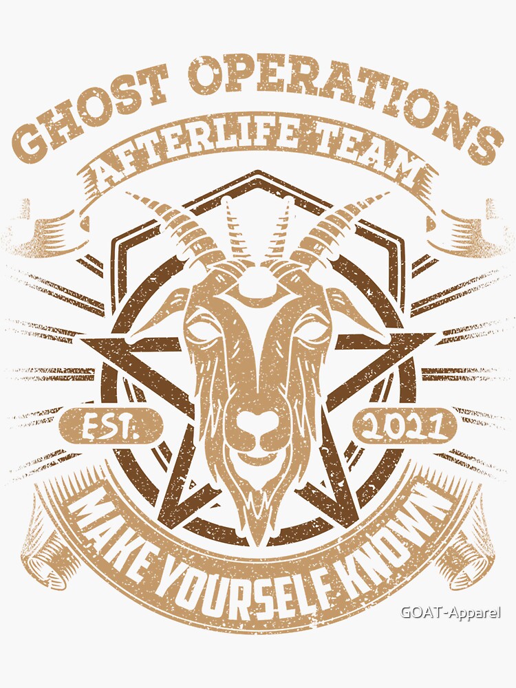 g-o-a-t-make-yourself-known-sticker-for-sale-by-goat-apparel-redbubble