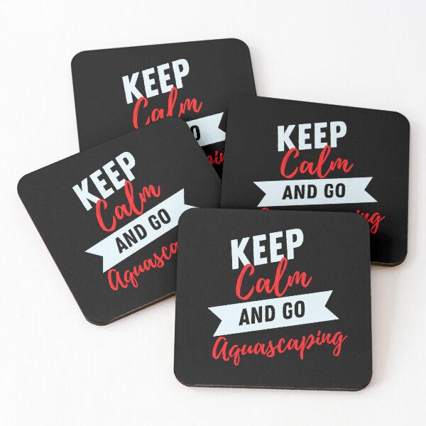 Item preview, keep calm and go Aquascaping funny for Aquarium loves aquascaper designed and sold by TrueFit Essentials.