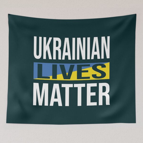 Item preview, UKRAINIAN LIVES MATTER, stop the war, Funny peace ,ukraine _amp_ ukrainian flag lover gift   designed and sold by Uogfrso.