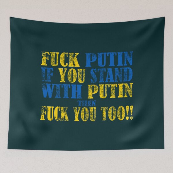 Item preview, F Putin if You Stand With Putin Then F You Too   designed and sold by Uogfrso.