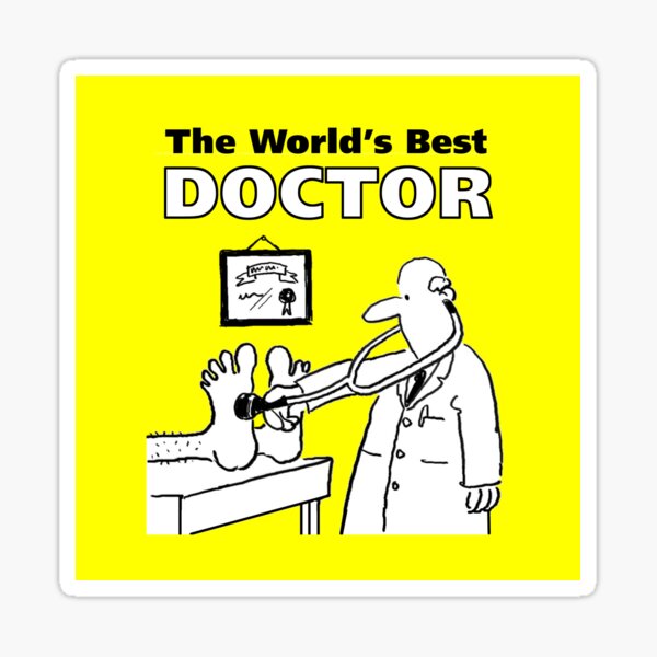The World's Best Doctor Sticker