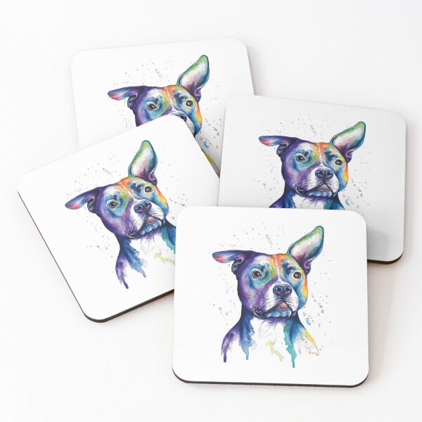 Item preview, Colorful Pitbull Terrier Funny Dog Lover designed and sold by BernardMurray.
