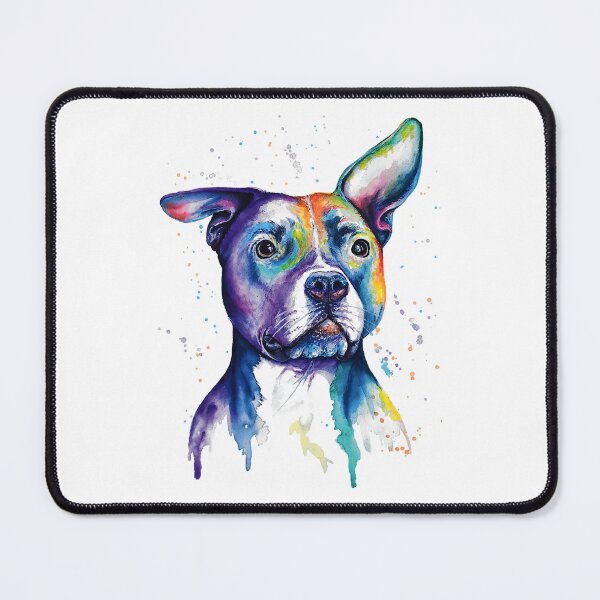 Item preview, Colorful Pitbull Terrier Funny Dog Lover designed and sold by BernardMurray.