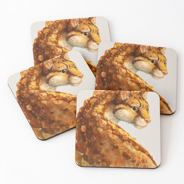 Item preview, Citrine Ocelot designed and sold by Alstro-Arts.
