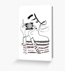 The photographer Greeting Card