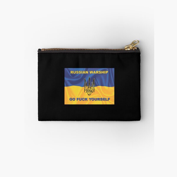 Item preview, RUSSIAN WARSHIP GO FUCK YOURSELF - STOP WAR IN UKRAINE - STAND WITH UKRAINE - STOP RASCISM    designed and sold by Uogfrso.