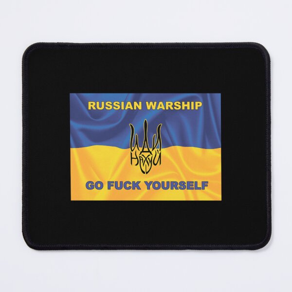 Item preview, RUSSIAN WARSHIP GO FUCK YOURSELF - STOP WAR IN UKRAINE - STAND WITH UKRAINE - STOP RASCISM designed and sold by Uogfrso.