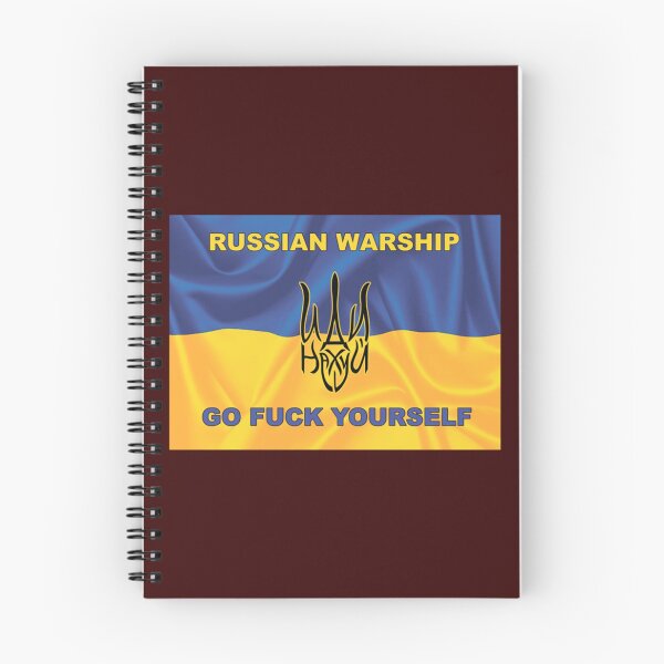 Item preview, RUSSIAN WARSHIP GO FUCK YOURSELF - STOP WAR IN UKRAINE - STAND WITH UKRAINE - STOP RASCISM    designed and sold by Uogfrso.