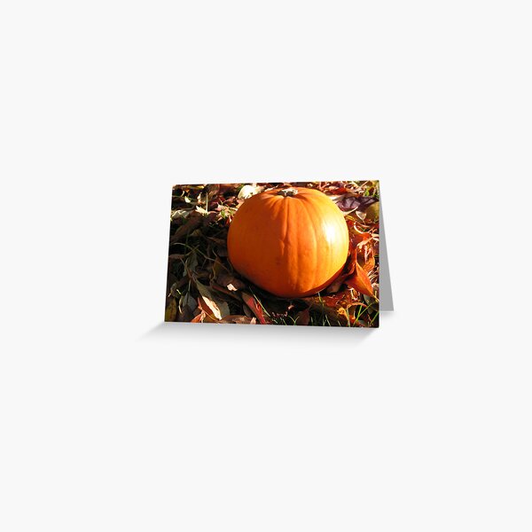 Pumpkin Greeting Card