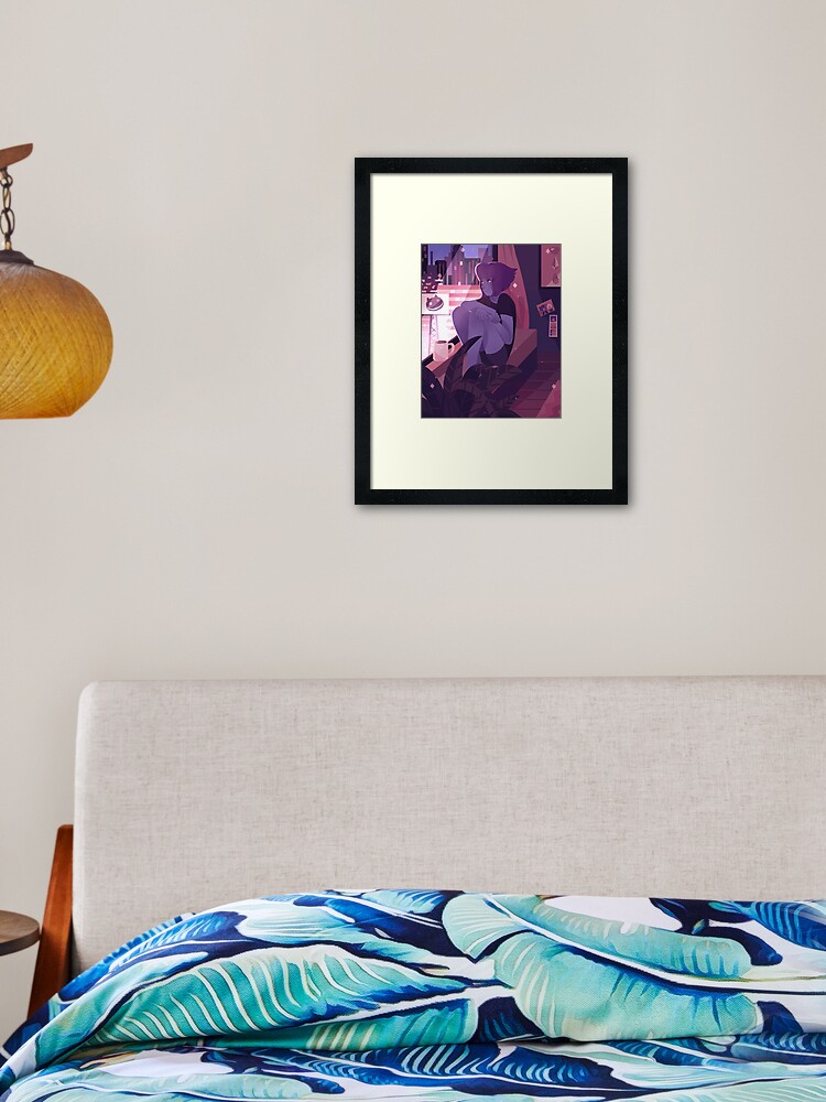 Thumbnail 2 of 7, Framed Art Print, Single Gem in the big city designed and sold by Anushbanush.