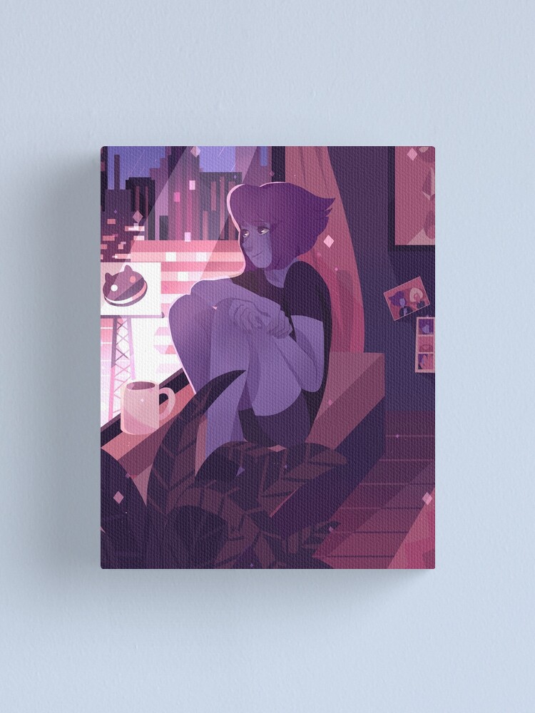 Thumbnail 1 of 3, Canvas Print, Single Gem in the big city designed and sold by Anushbanush.