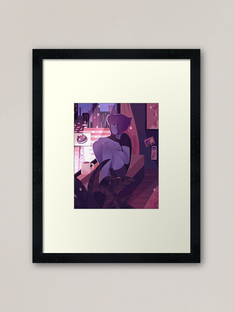 Thumbnail 1 of 7, Framed Art Print, Single Gem in the big city designed and sold by Anushbanush.