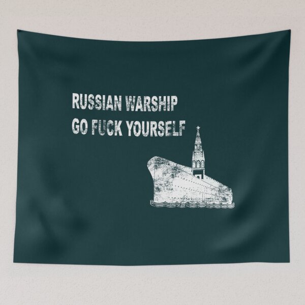 Item preview, RUSSIAN WARSHIP GO FUCK YOURSELF - STOP WAR IN UKRAINE - STAND WITH UKRAINE - STOP RASCISM Active designed and sold by Uogfrso.