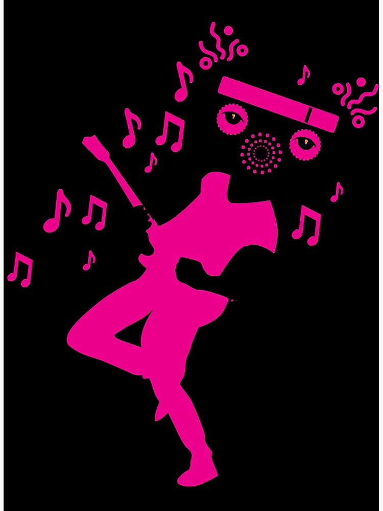 Discover Radio Head Pink Colour Music Band Premium Matte Vertical Poster