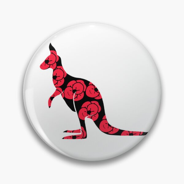 Item preview, Australian kangaroo with poppy designed and sold by Simorgh11.