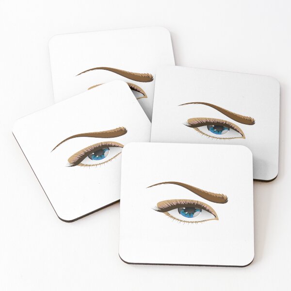 Item preview, Woman's blue eye and eyebrow designed and sold by greengoodnich.