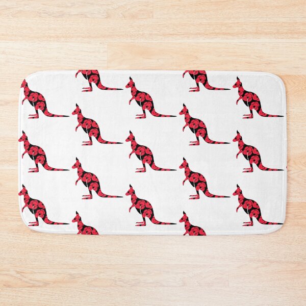 Item preview, Australian kangaroo with poppy designed and sold by Simorgh11.