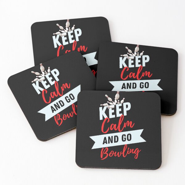 Item preview, keep calm and go bowling funny bowling players bowlers  designed and sold by TrueFit Essentials.