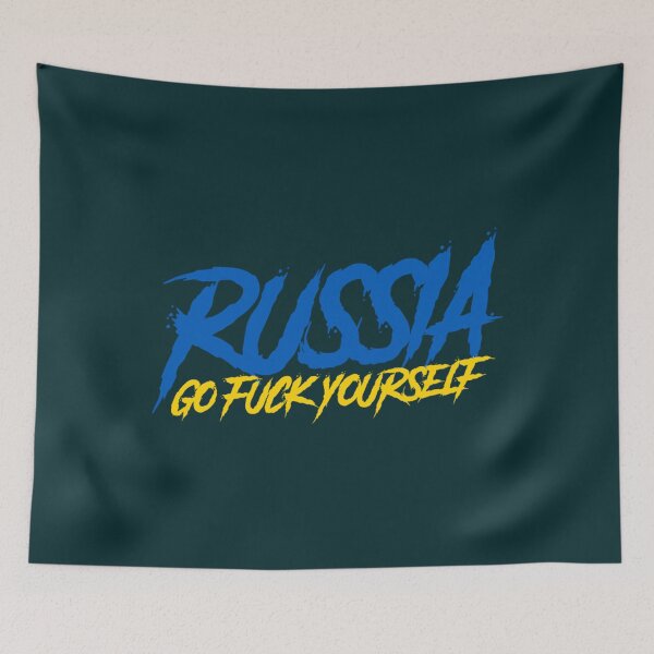 Item preview, Russia go fuck yourself. Stand with Ukraine. Stop war in Ukraine. No war. Peace 1   designed and sold by Uogfrso.