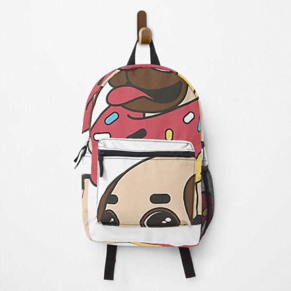 Item preview, Cute Cartoon Pug Dog With Donut Adorable designed and sold by BernardMurray.