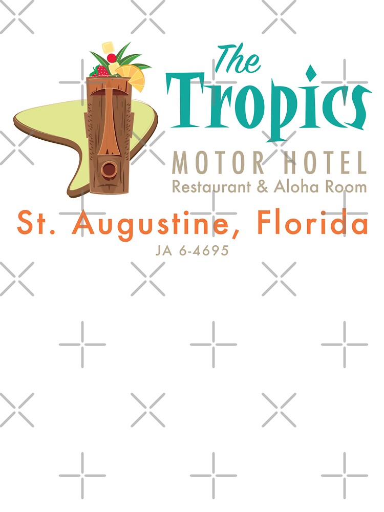 Augustine Florida Vintage 1950's Mid-Century Retro Kids T-Shirt