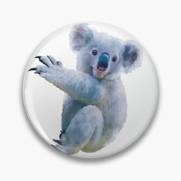 Item preview, Koala illustration, koala art, realistic australian koala artwork. Australian theme decor designed and sold by PlumpPlumStudio.