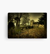 Churchyard Canvas Print