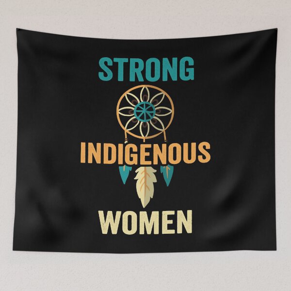 Artikelvorschau, Retro starke indigene Frauen Native American Cool Grafik Geschenk entworfen und verkauft von Declanstarkdds.