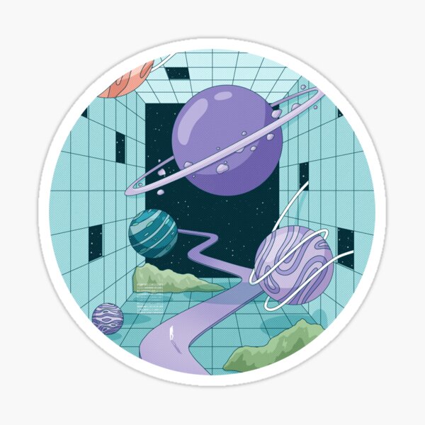 Space Labyrinth Sticker