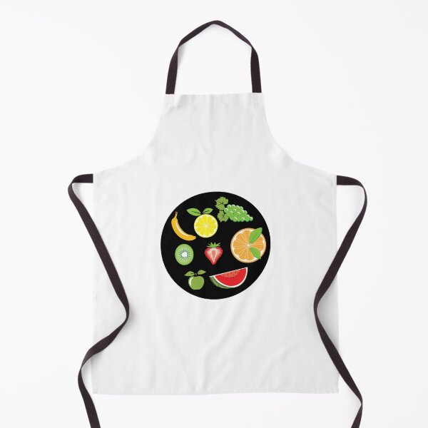 Item preview, Black circle with various fruits inside designed and sold by greengoodnich.