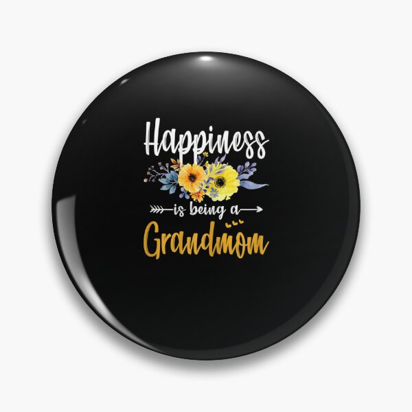 Item preview, Happiness Is Being A Grandmom Flower Grandma designed and sold by DeannaMarks.