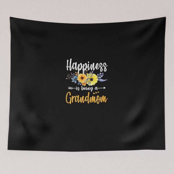 Item preview, Happiness Is Being A Grandmom Flower Grandma designed and sold by DeannaMarks.