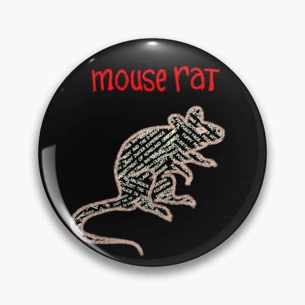 Item preview,  mouse rat band logo filled with old rejected band names designed and sold by MeltingQuill.