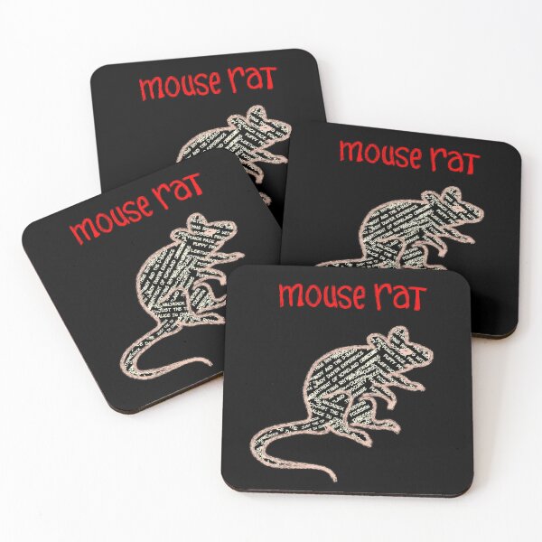 Item preview,  mouse rat band logo filled with old rejected band names designed and sold by MeltingQuill.