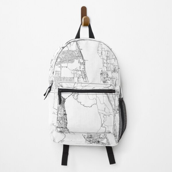 Item preview, Cape Canaveral White Map designed and sold by multiplicitymap.