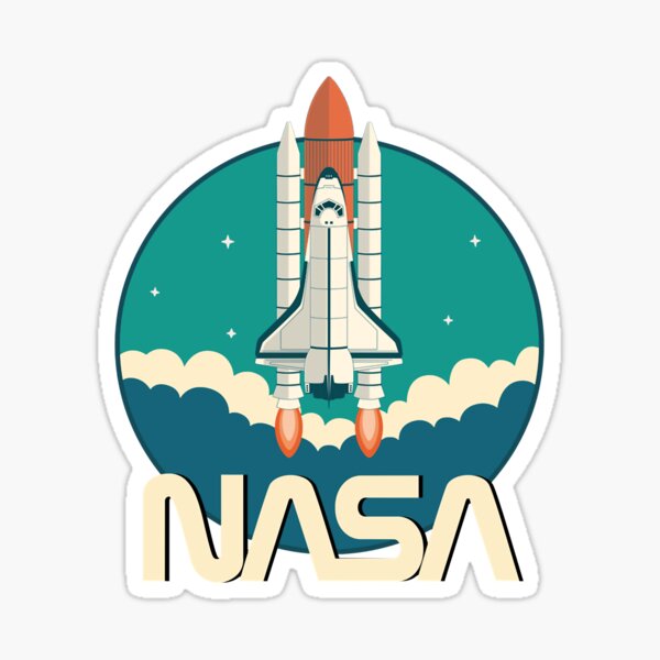 NASA Space Shuttle Take Off With Logo • Millions of unique designs by  independent artists. Find your thing.