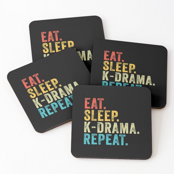 Item preview, Eat Sleep K Drama Repeat TV Korean Fan Movie Television designed and sold by fultond.