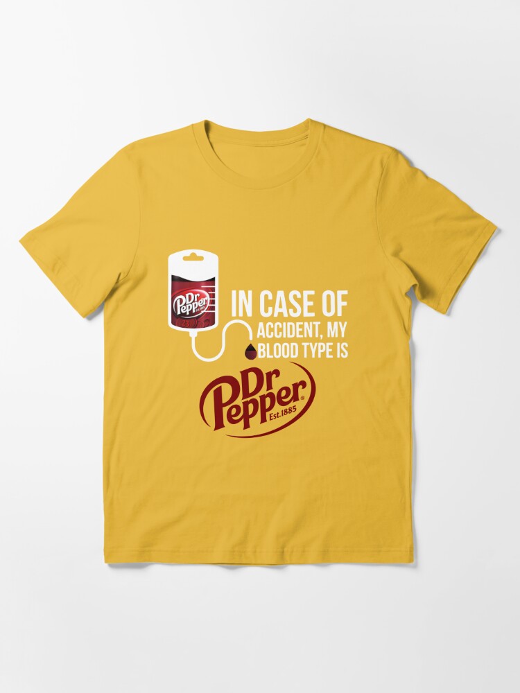 Personalized In Case Of Accident My Blood Type Is Dr Pepper Tumbler -  Teeruto