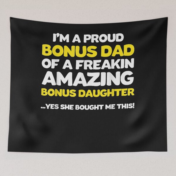 Item preview, Funny Bonus Dad Shirt Fathers Day Gift Stepdaughter Stepdad designed and sold by Oscar123412.