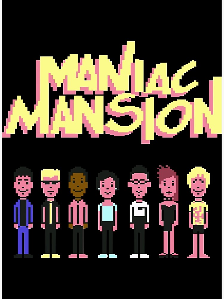 "Maniac Mansion C64 crew with title " Poster for Sale by ScottBr7314432