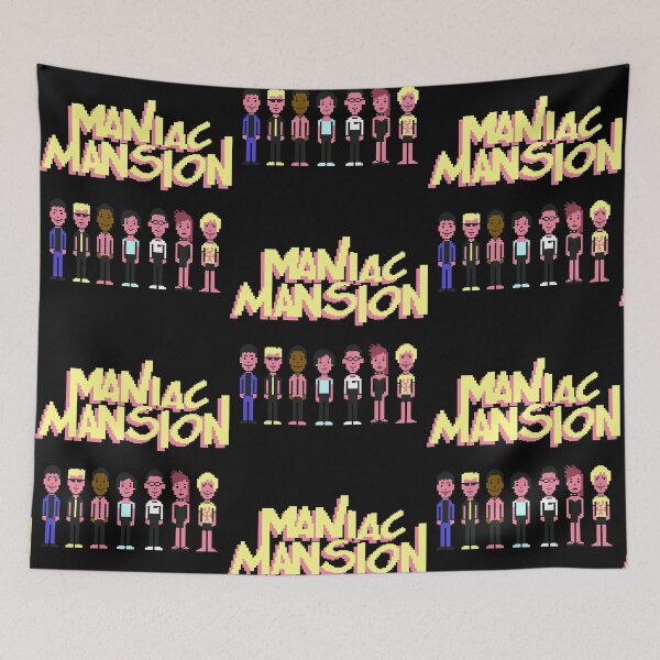 Item preview, Maniac Mansion C64 crew with title  designed and sold by ScottBr7314432.