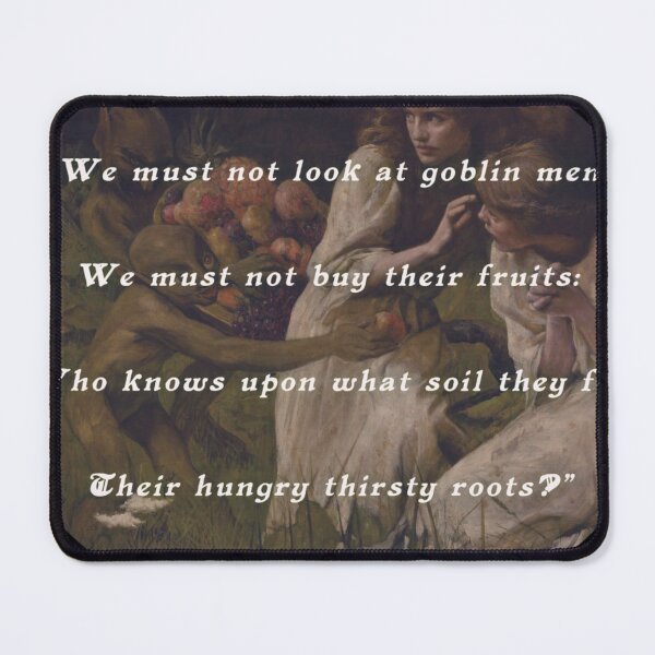 Item preview, The Goblin Market Painting & Poem by Christina Rossetti designed and sold by unablake.