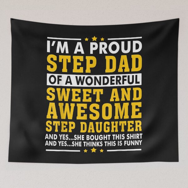 Item preview, Funny Step Dad Shirt Fathers Day Gift Step Daughter Stepdad designed and sold by Oscar123412.