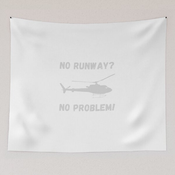 Item preview, No Runway No Problem Funny Helicopter Pilot designed and sold by Vintage Vibe Studio.