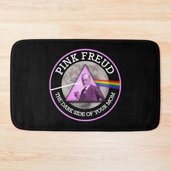 Item preview, Pink Freud, The dark side of your mom white text designed and sold by CristaloHipp.