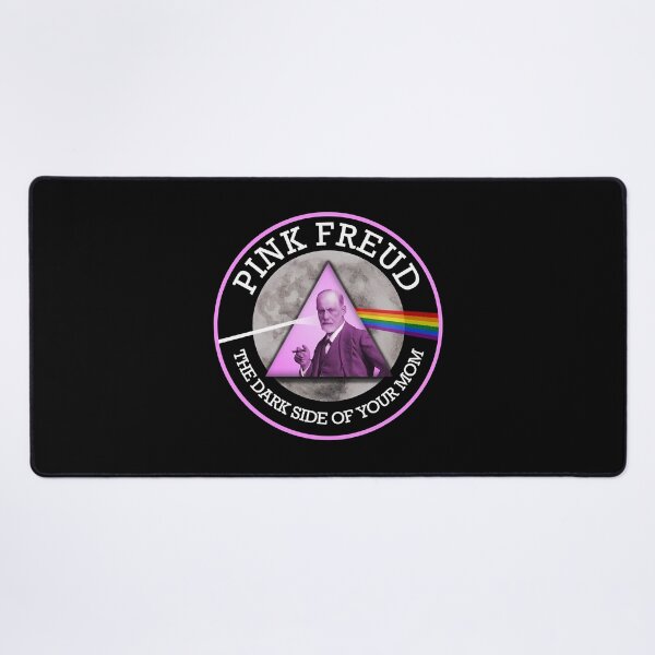 Vista previa del artículo con la obra «Freud rosa, El lado oscuro de tu mamá texto blanco», diseñado y vendido por CristaloHipp.